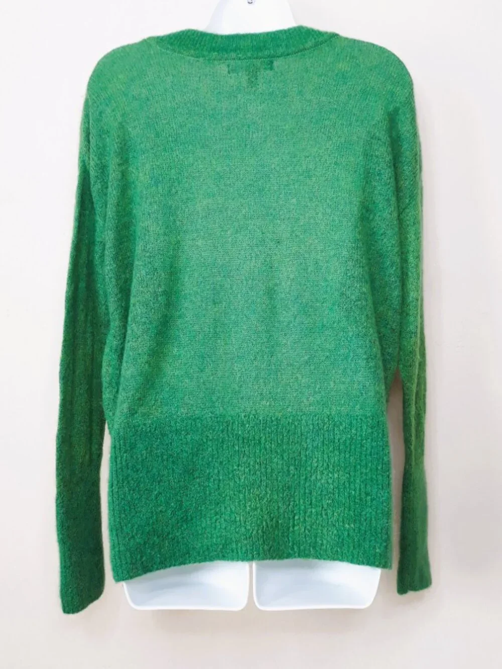 Banana Republic Alpaca Blend Crewneck Sweater Italian Yarn Drop Shoulders Small